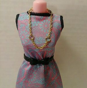 NEW Pink Blue paisley pattern Dress
